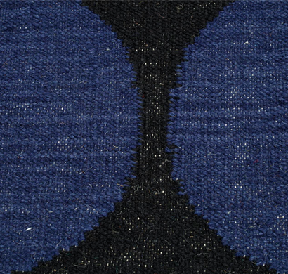 asterlane woolen dhurrie carpet dw-126 ebony
